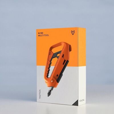 Multi-Tool-Kit – 17 Anwendungen – Orange – Tactica Gear M100