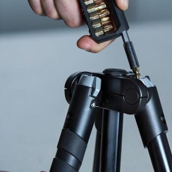 Kit Multi-outils avec + de 12 embouts - Noir - Tactica Gear M250 1