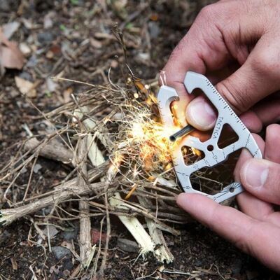 Camping Multi-Tool-Kit – Silber – Tactica Gear M020