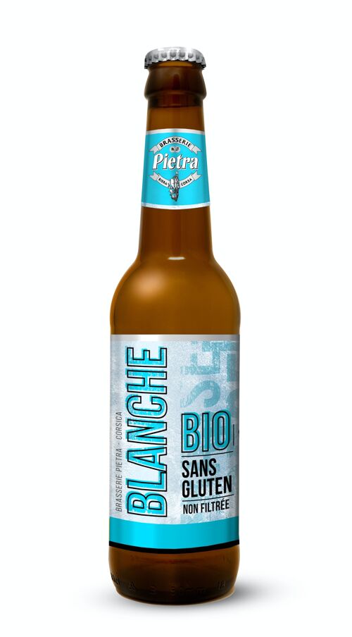 Bière artisanale Pietra Blanche Bio et Sans Gluten - 33cl