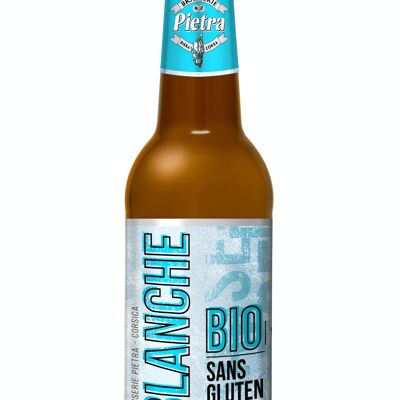 Bière artisanale Pietra Blanche Bio et Sans Gluten - 33cl