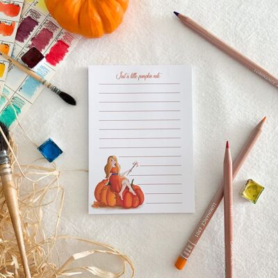 Notepad - Pumpkin