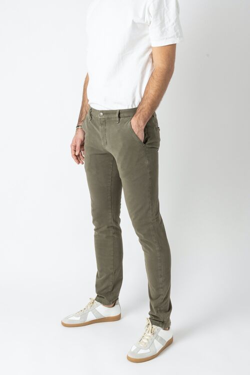 Chino homme - Le Classique - Olive