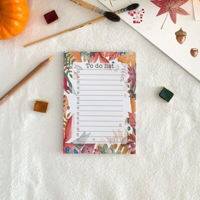 Notepad - Autumn