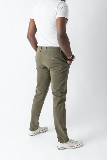 Chino homme - Le Galbé - Olive 2