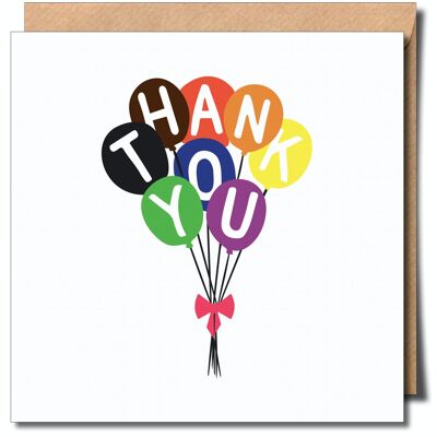 Thank You Greeting Card Lgbtq+ Card.