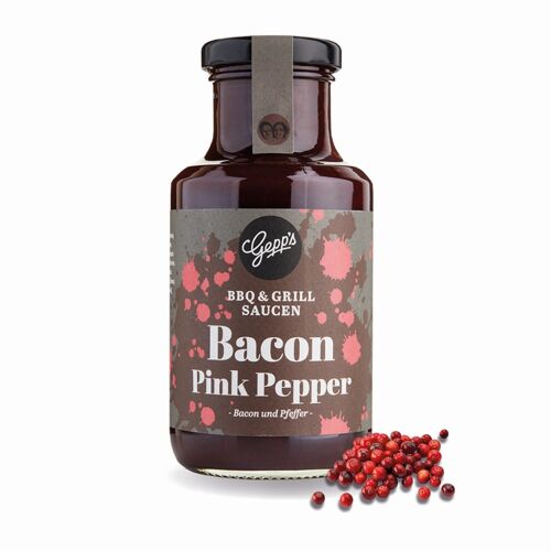GEPP'S BACON & PINK PEPPER STEAKSAUCE, 250 ml