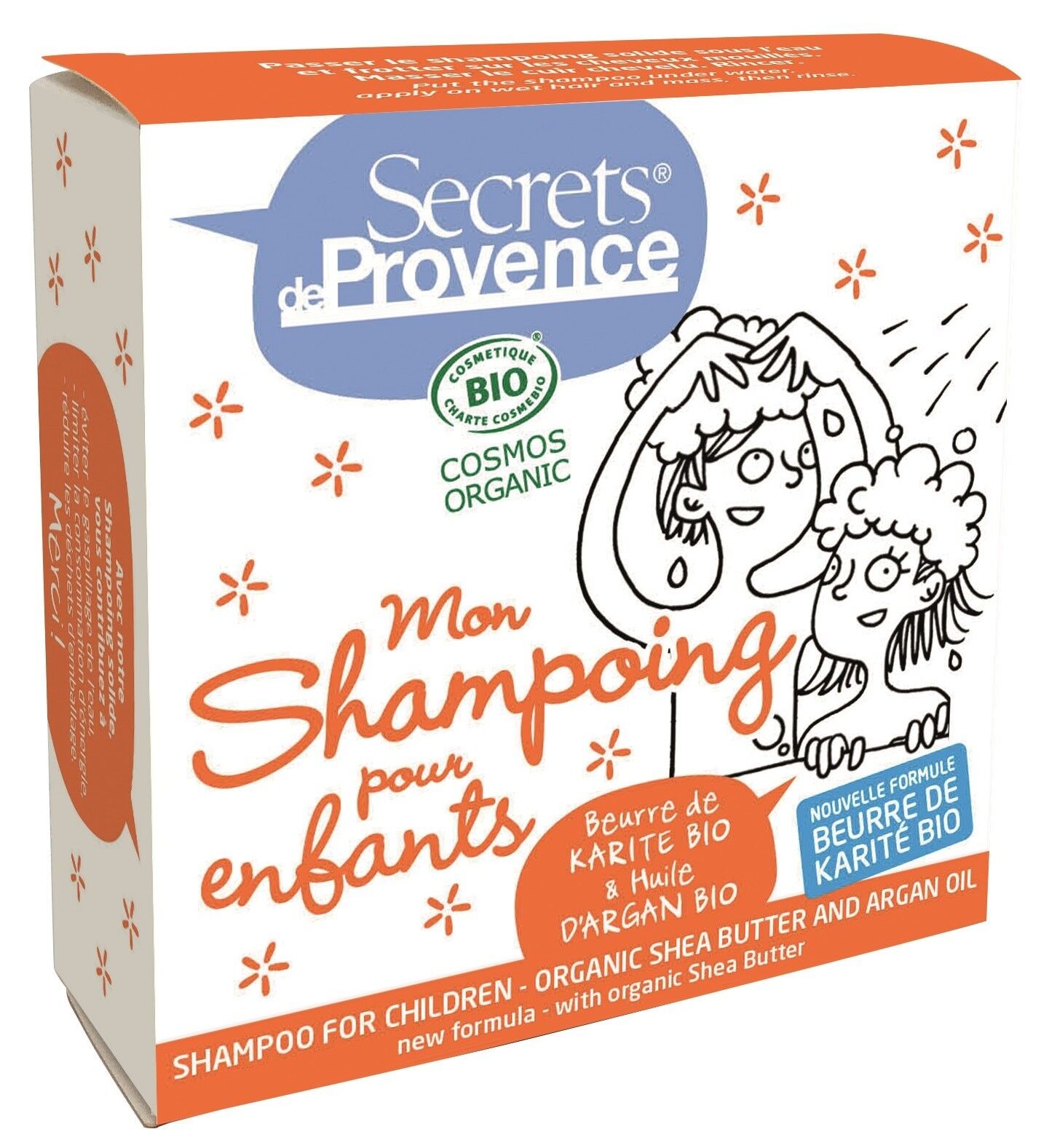 Shampoo solido KIDS con BURRO DI KARITÉ BIO e Olio di ARGAN BIO