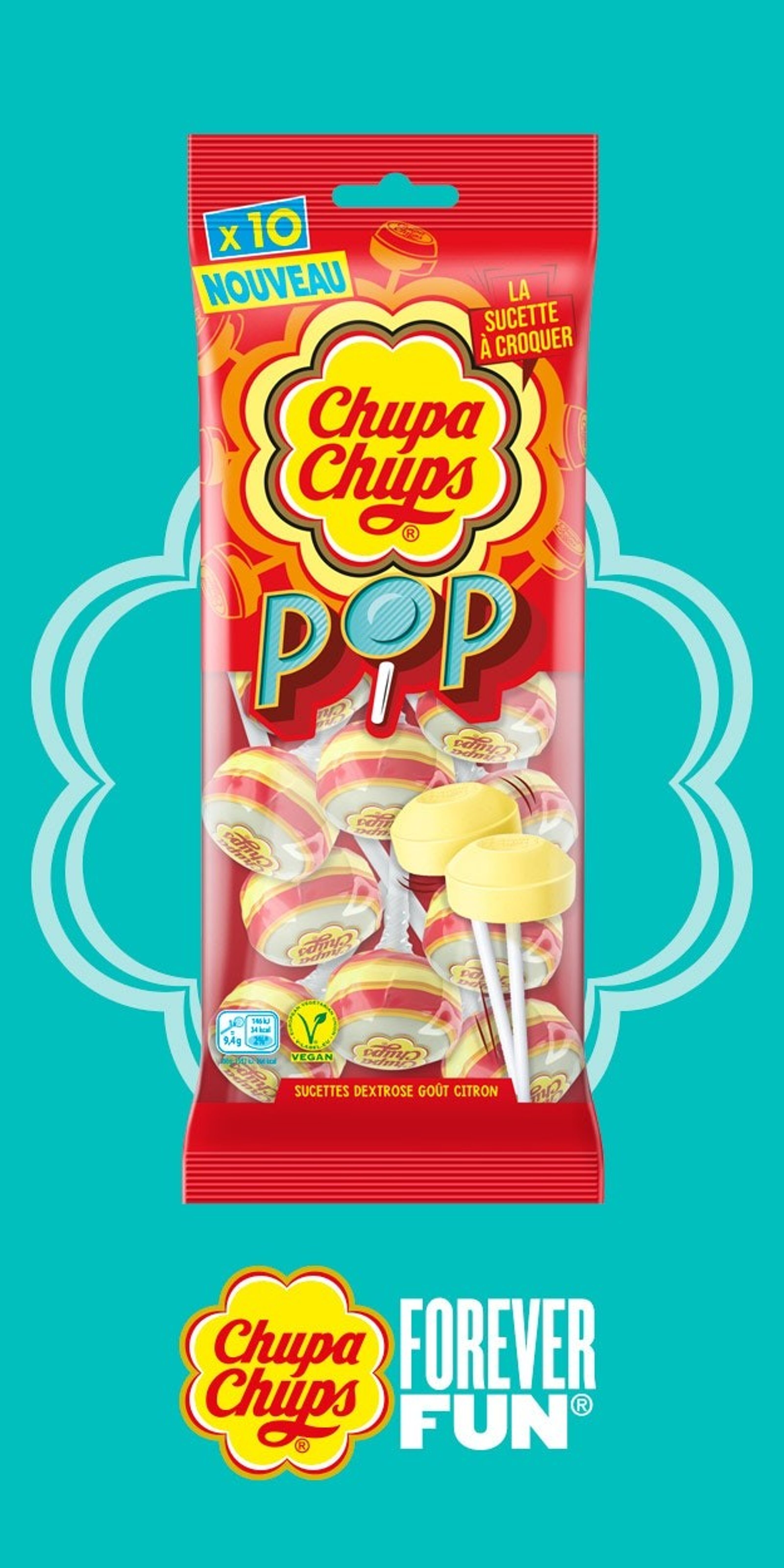 Buy wholesale Chupa Chups – sachets of 10 dextrose lollipops
