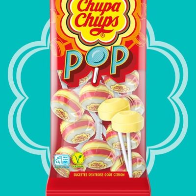 Chupa Chups – sachets of 10 dextrose lollipops - Vegan - Natural colors - Ideal for Birthday Parties and Halloween