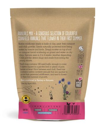 Seedball Wildflower Grab Bags - Mélange d'Annuelles 2