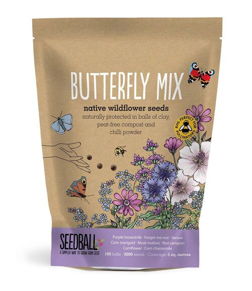 Seedball Wildflower Grab Bags - Butterfly Mix