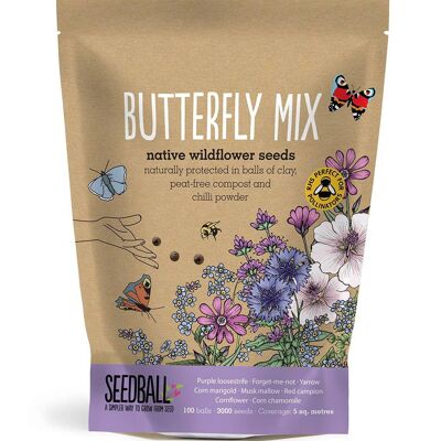 Seedball Wildflower Grab Bags - Schmetterlingsmischung