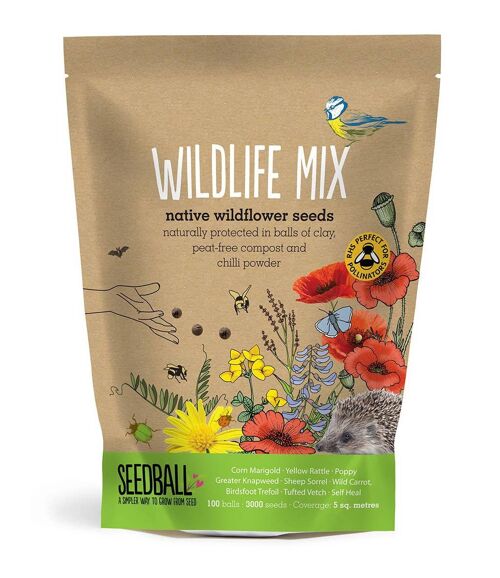 Seedball Wildflower Grab Bags - Wildlife Mix