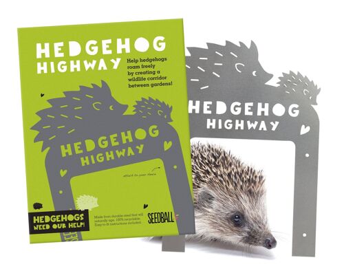 Hedgehog Highway Garden Wildlife Corridor