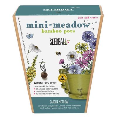 Pots de prairie Seedball - Garden Meadow