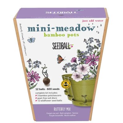 Seedball Meadow Pots - Farfalla Mix