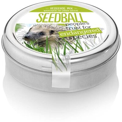 Hedgehog Mix Seedball Tin