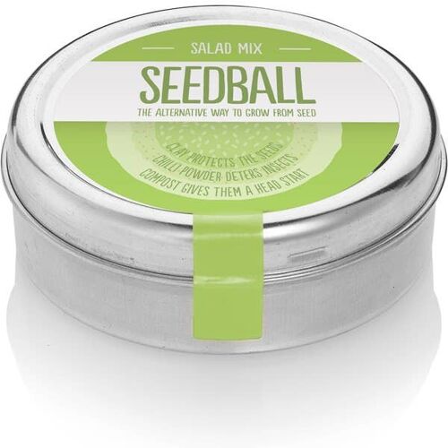 Salad Mix Seedball Tin