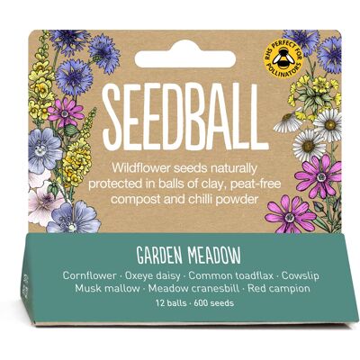 Paquete colgante de bolas de semillas de Garden Meadow