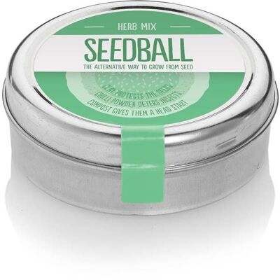 Kräutermischung Seedball Dose
