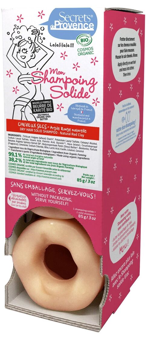 Shampoing solide cheveux SECS présentoir VRAC sans emballage