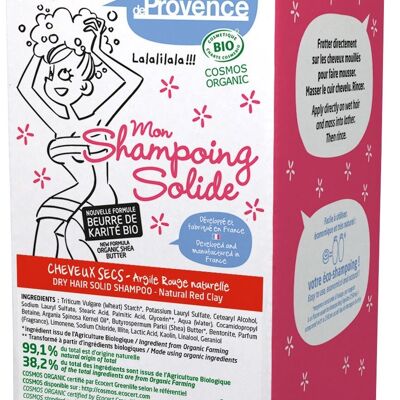 Festes Shampoo DRY Hair Display BULK ohne Verpackung