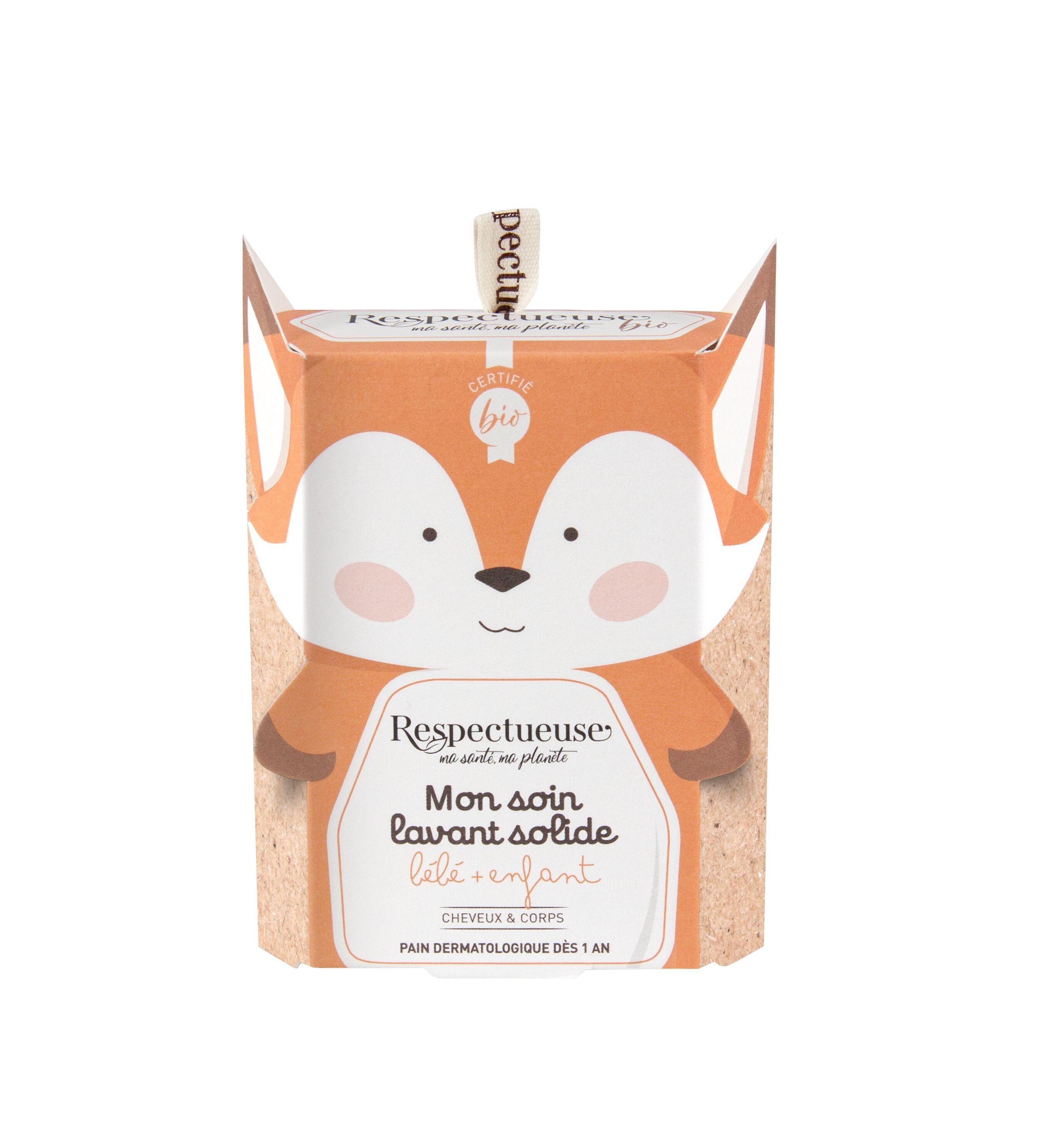 Solid cleansing care BABY & CHILDREN FROM 1 YEAR hair & body - Organic - zero waste