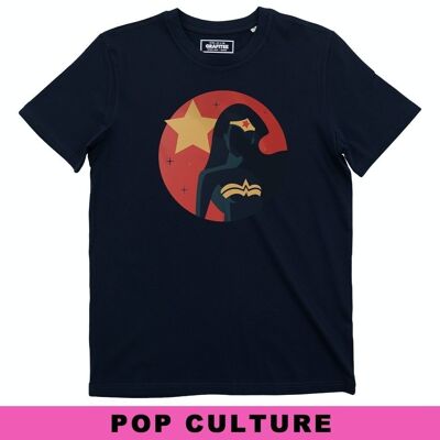 T-shirt Wonder Woman Circle - Supereroi - Cultura pop