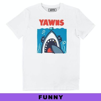 T-shirt Yawns - Jaws - Les Dents De La Mer - Humour