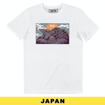 T-shirt Kaiju Kiss - 💝San Valentino - Bacio tra Godzilla