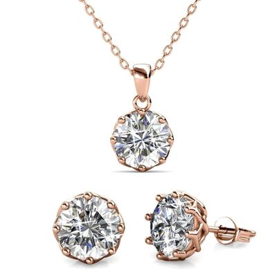 Sets and Boxes Lily - Rose Gold and Crystal