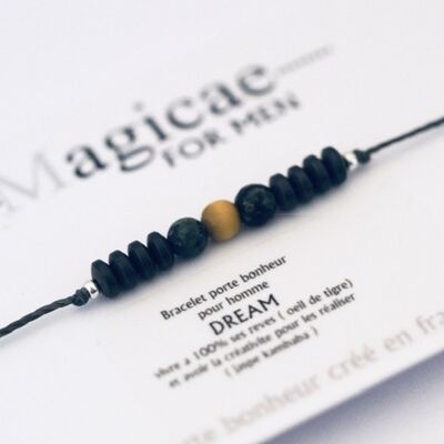 Pulsera hombre amuleto de la suerte DREAM