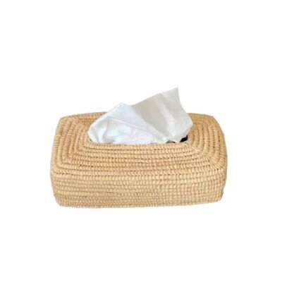 LONYO - Raffia Tissue Box