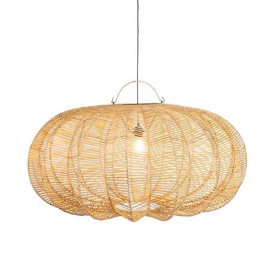 Fruit - XXL hanging lamp in natural rattan