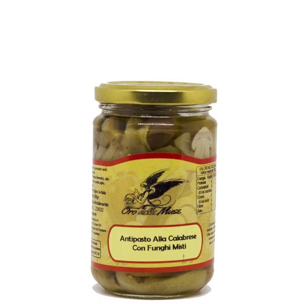 Antipasto calabrese con funghi ml 314 - Made in Italy