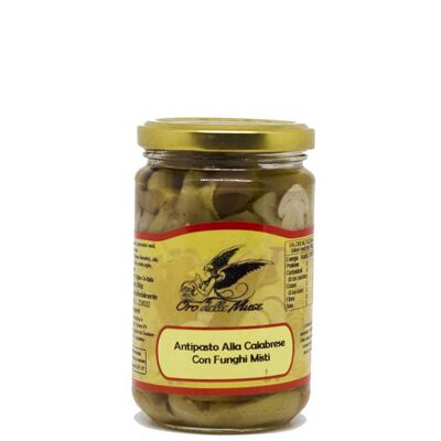 Calabrian appetizer with mushrooms ml 314 - Made in Italy