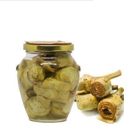 Whole artichokes in oil 314 ml - Made in Italy