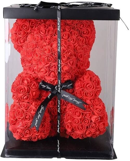 Orsetto rose teddy bear 25cm Rosso