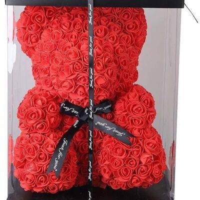 Orsetto rose teddy bear 25cm Rosso