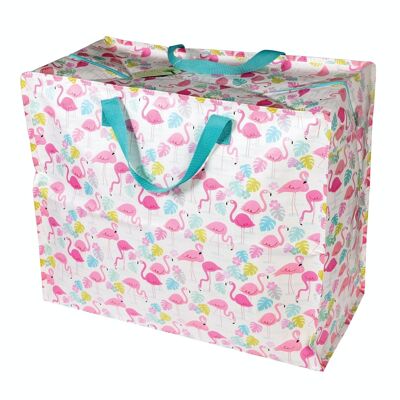 Jumbo storage bag - Flamingo Bay