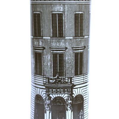 Ceramic Umbrella Stand, Monochrome Building Design