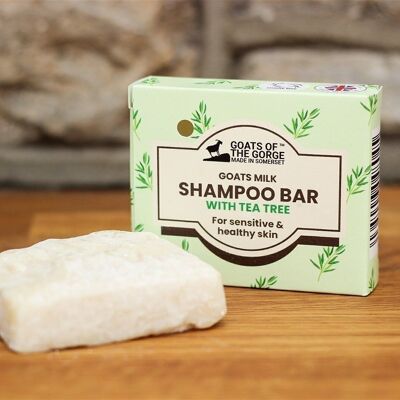 Ziegenmilch-Shampoo-Riegel mit Teebaum