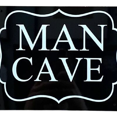 Metal Art Wall/Door Sign. - Man Cave