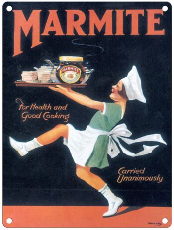 Grande Plaque Métallique 60 x 49,5 cm Vintage Retro Marmite 3
