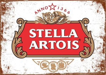 Petite Plaque Métallique 45 x 37,5cm Stella Artois 3