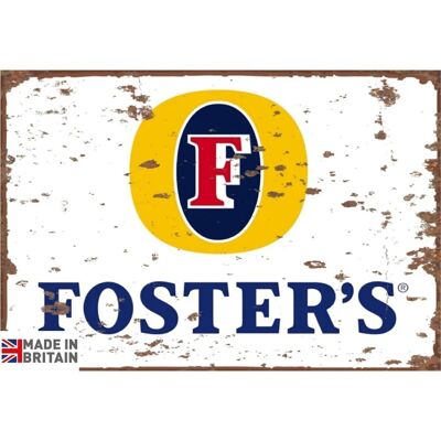 Small Metal Sign 45 x 37.5cm Foster's Ice Cold