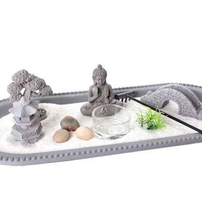 Zen Garden Candle Holder 36cm