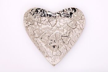 Plat en forme de coeur en argent 22cm 1