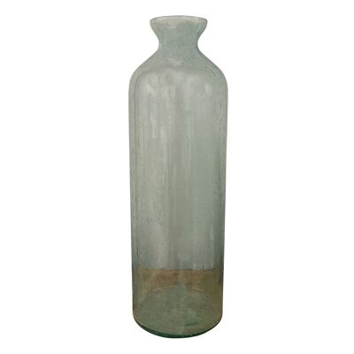 Tall Green Bubble Vase 20cm